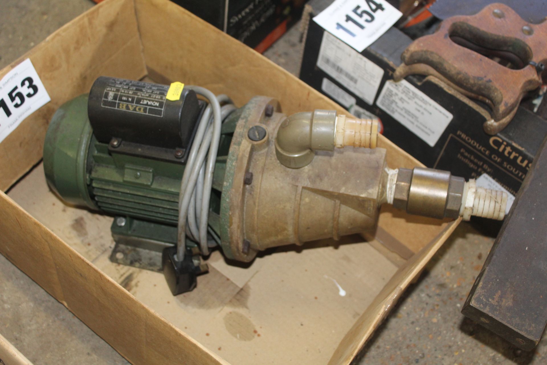 240v small water pump. V