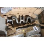Factory regrind MGB 12H754 crankshaft. Corrosion o