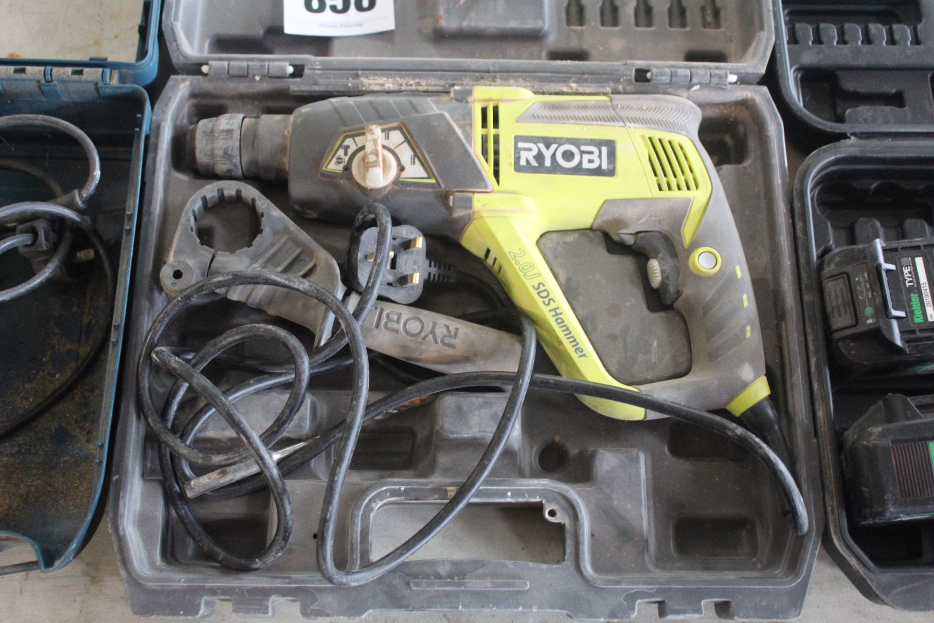 Ryobi 240v SDS hammer drill.