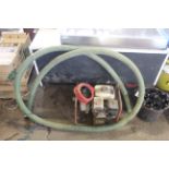 Petrol water pump. For spares or repair. V