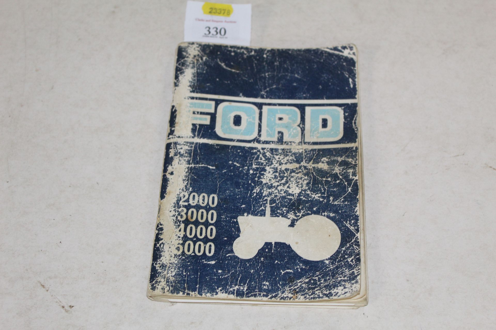 Ford 2000-5000 Tractor Operators Manual.