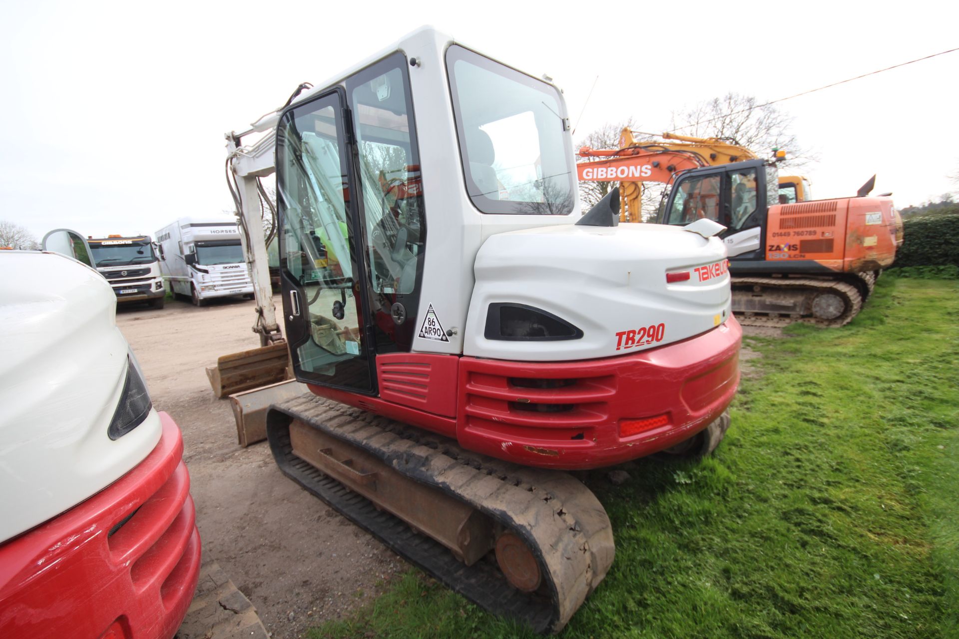 Takeuchi TB290 9T rubber track excavator. 2018. 5,096 hours. Serial number 190200950. With 4x - Image 3 of 68