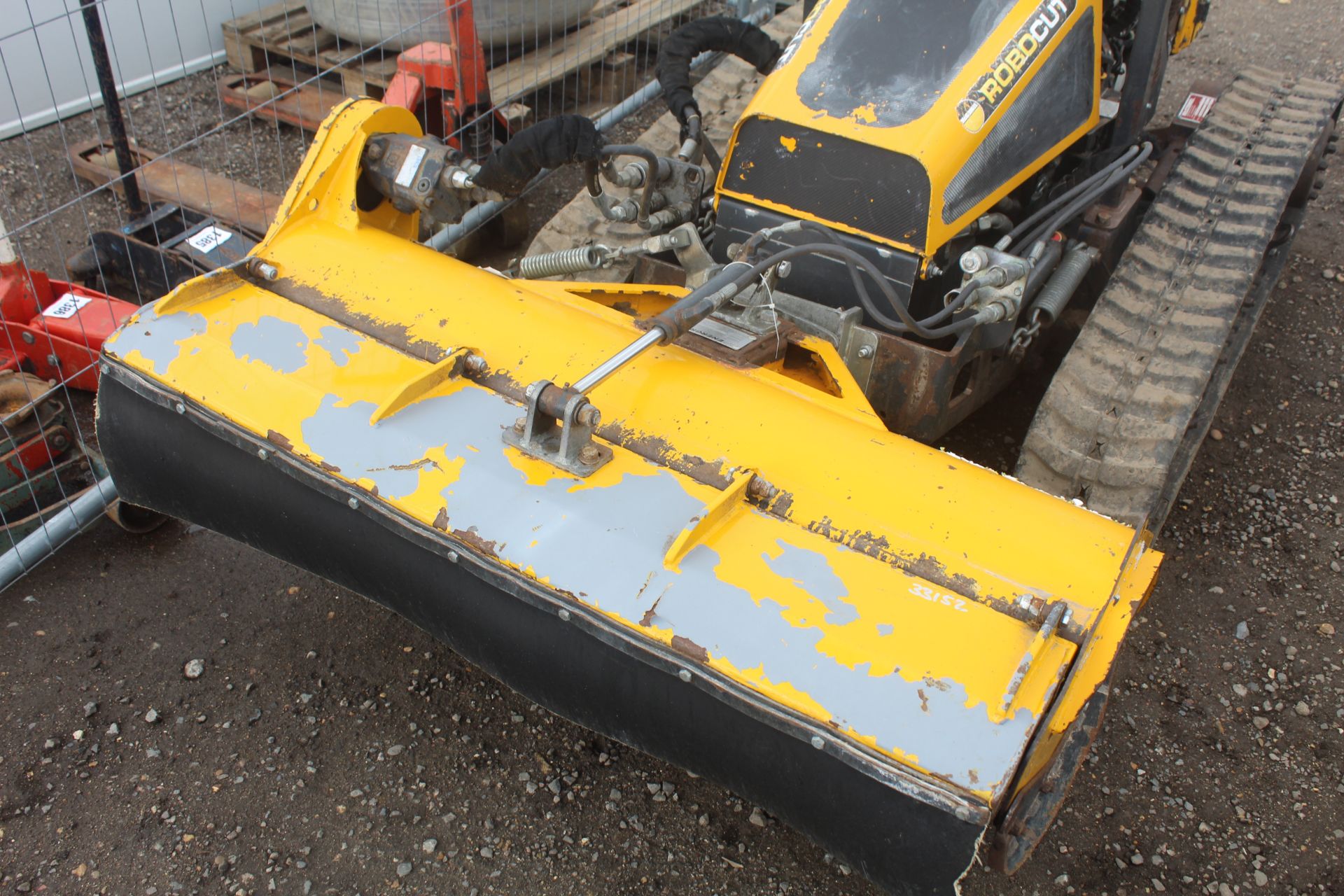 McConnel Robocut remote control rubber track flail mower. 2015. 1,285 hours. Serial number M1538518. - Image 5 of 31