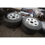 4x wheels and tyres for Mitsubishi L200. V
