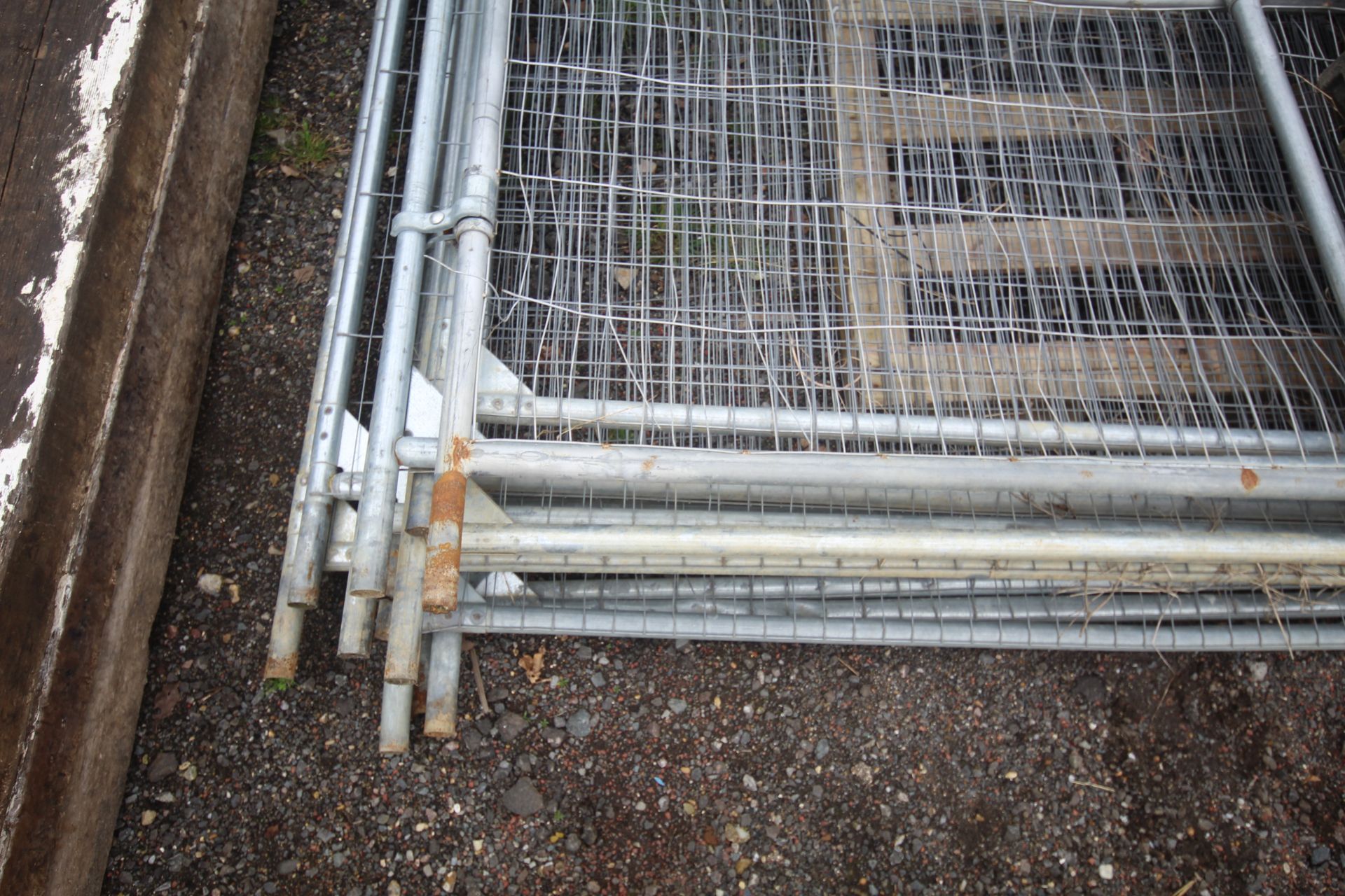 Quantity of Heras fence panels, gates, feet and cl - Image 2 of 8