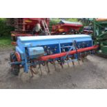 JF Stegsted 3m 20R spring tine drill. Previously used for maize. V