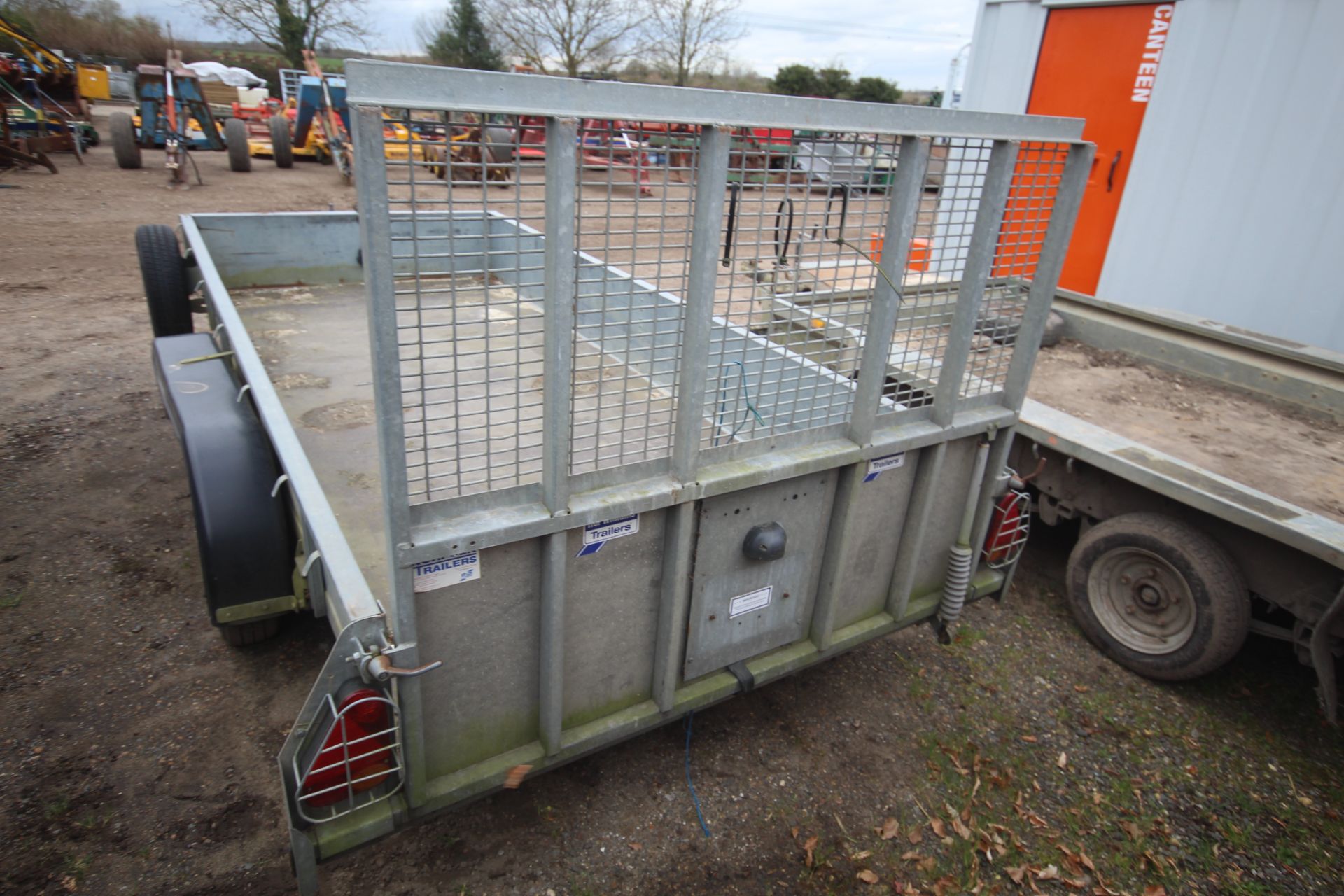 Ifor Williams GD125 MK3 12ft x 5ft twin axle general purpose trailer. With full width ramp. Key - Bild 19 aus 34