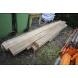 Quantity of large timber. V