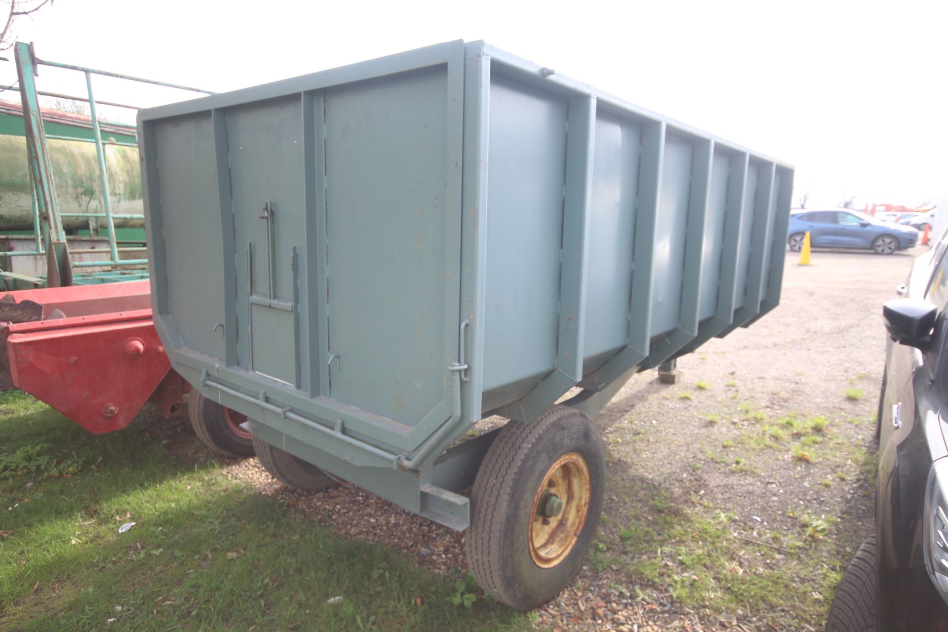 4T single axle tipping trailer. Recently refurbished. V - Image 3 of 18