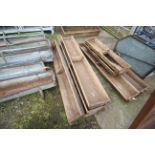 4x wooden sheep troughs. V