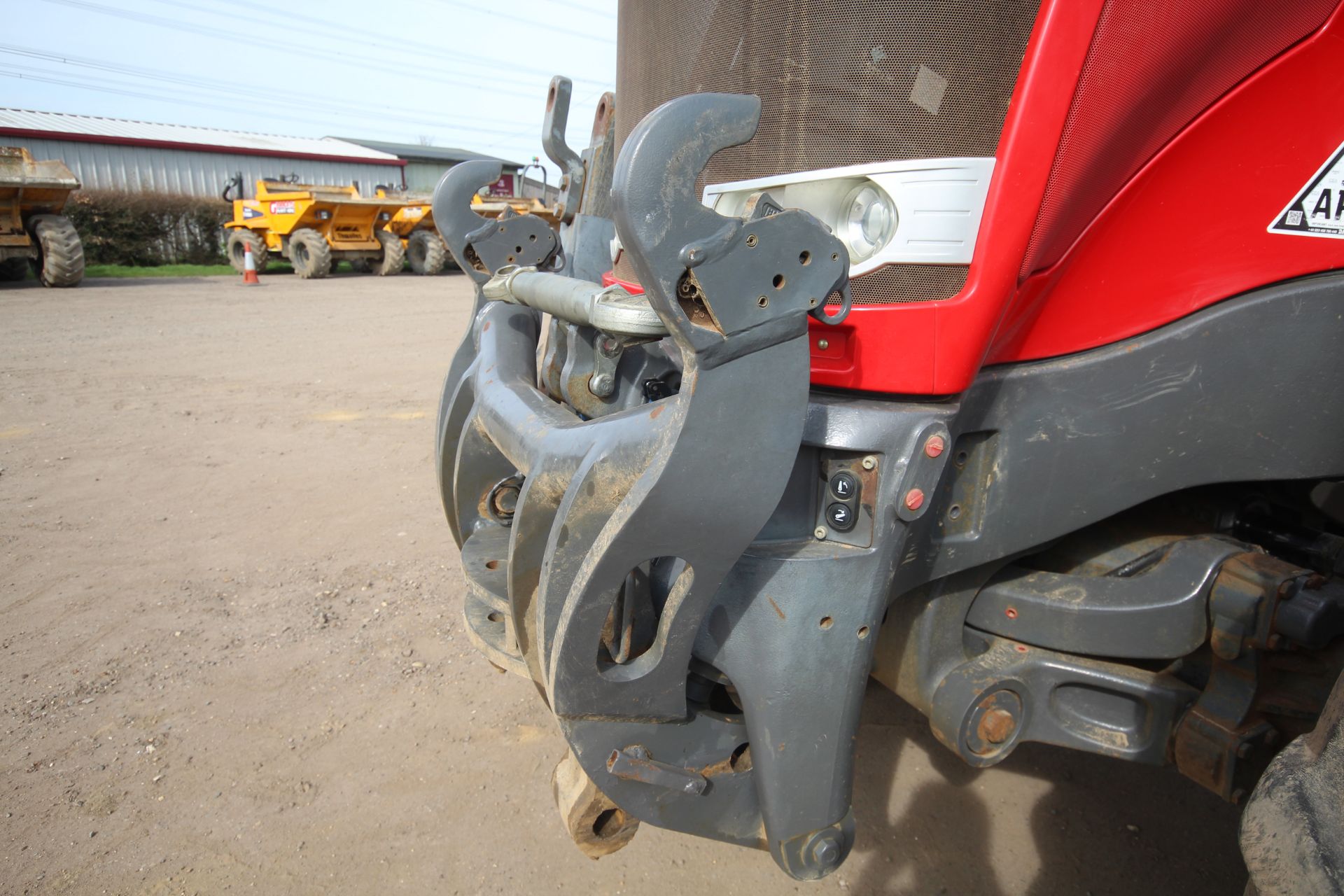 Massey Ferguson 8737 4WD tractor. Registration AY17 AVG. Date of first registration 14/03/2017. 4, - Image 65 of 104