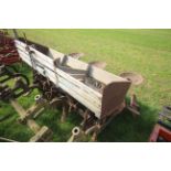 Vintage three row PTO driven potato planter. V