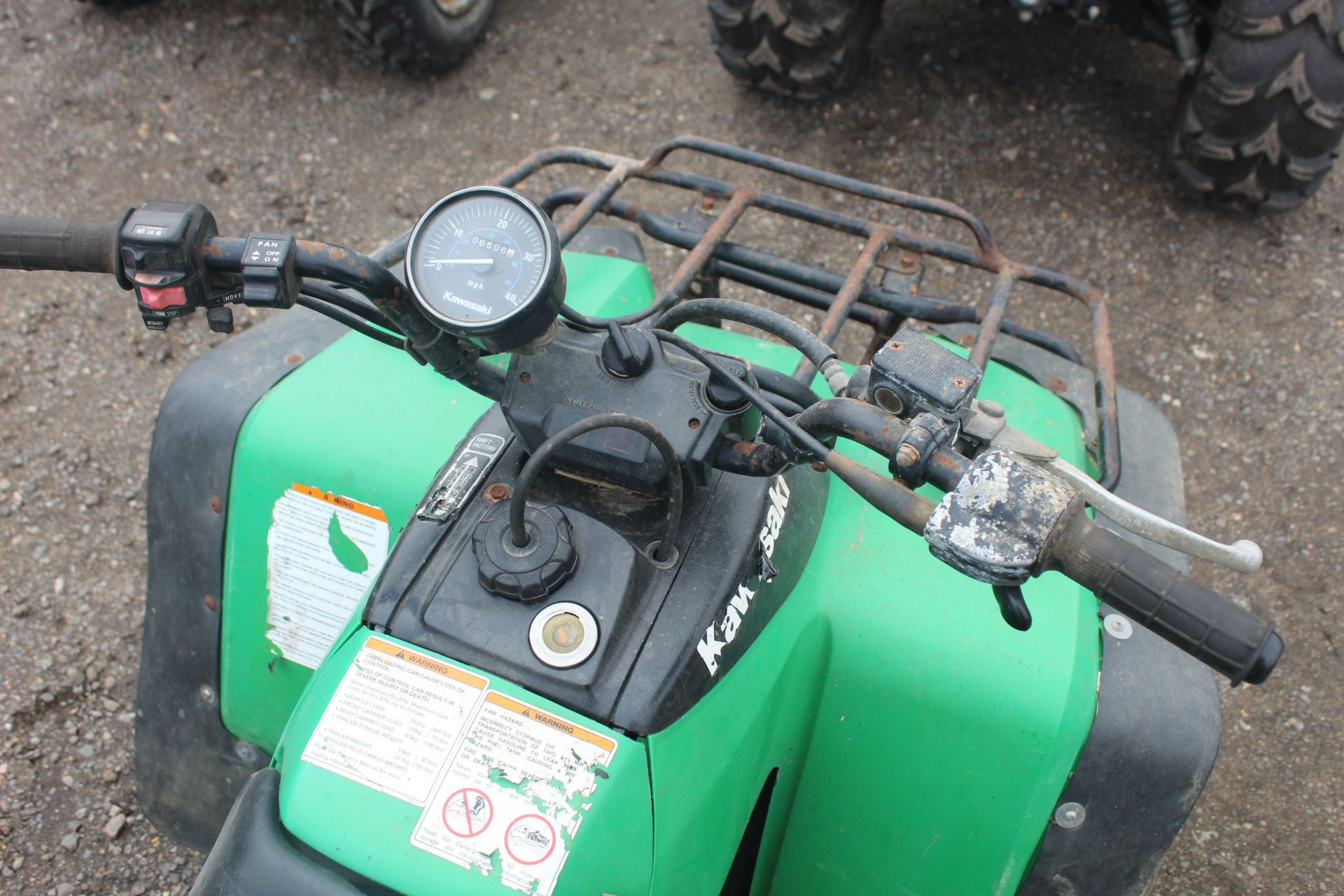 Kawasaki KLF 300 300cc 2WD quad bike. Key held. V - Bild 25 aus 28