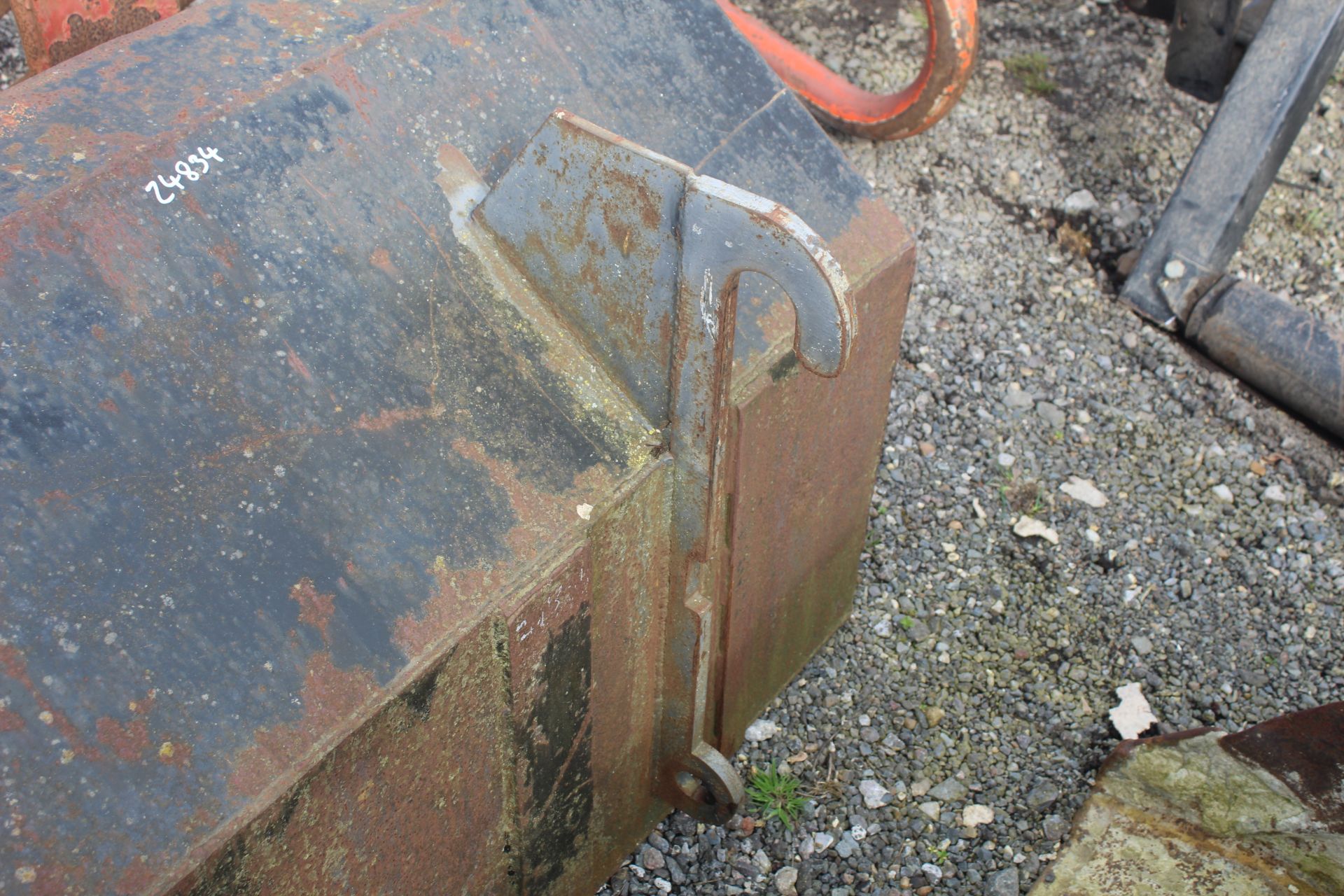 Loader bucket. JCB Q-Fit brackets. V - Image 4 of 8