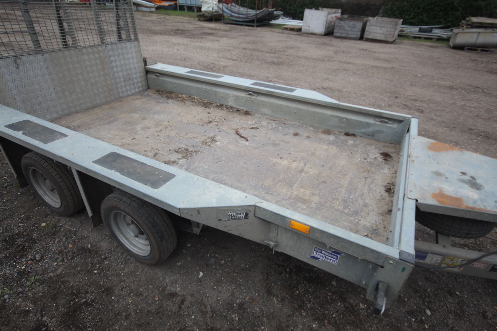 Ifor Williams 10ft x 5ft twin axle plant trailer. Purchased new 12/2021. With key and manual. Key, - Bild 29 aus 32