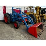 Fordson Power Major 2WD tractor. Registration 708 GUR (no paperwork). 12.4-36 rear wheels and