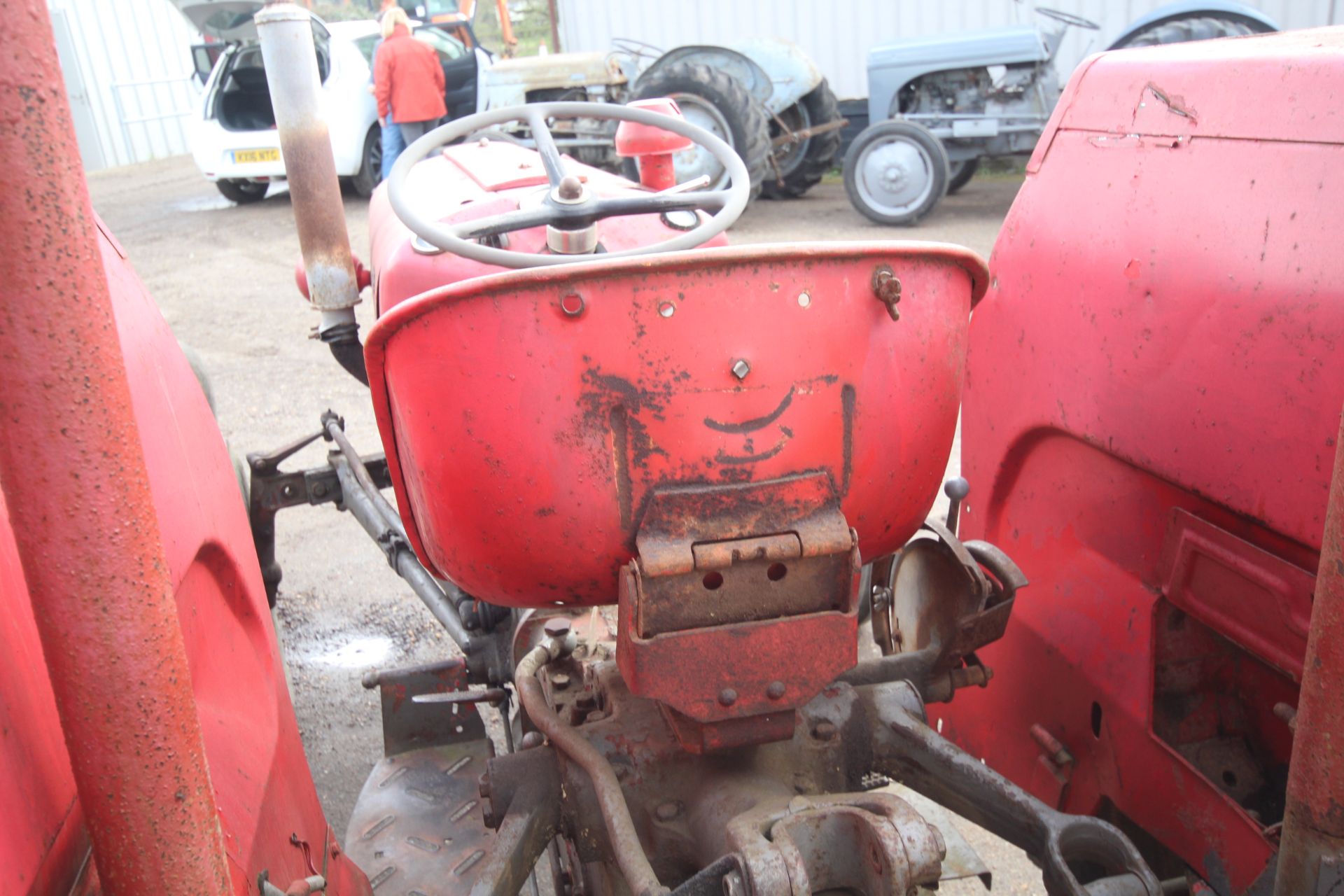 Massey Ferguson 35X 2WD tractor. 1963. Serial number SNMY313859. 11-28 rear wheels and tyres. - Image 20 of 43