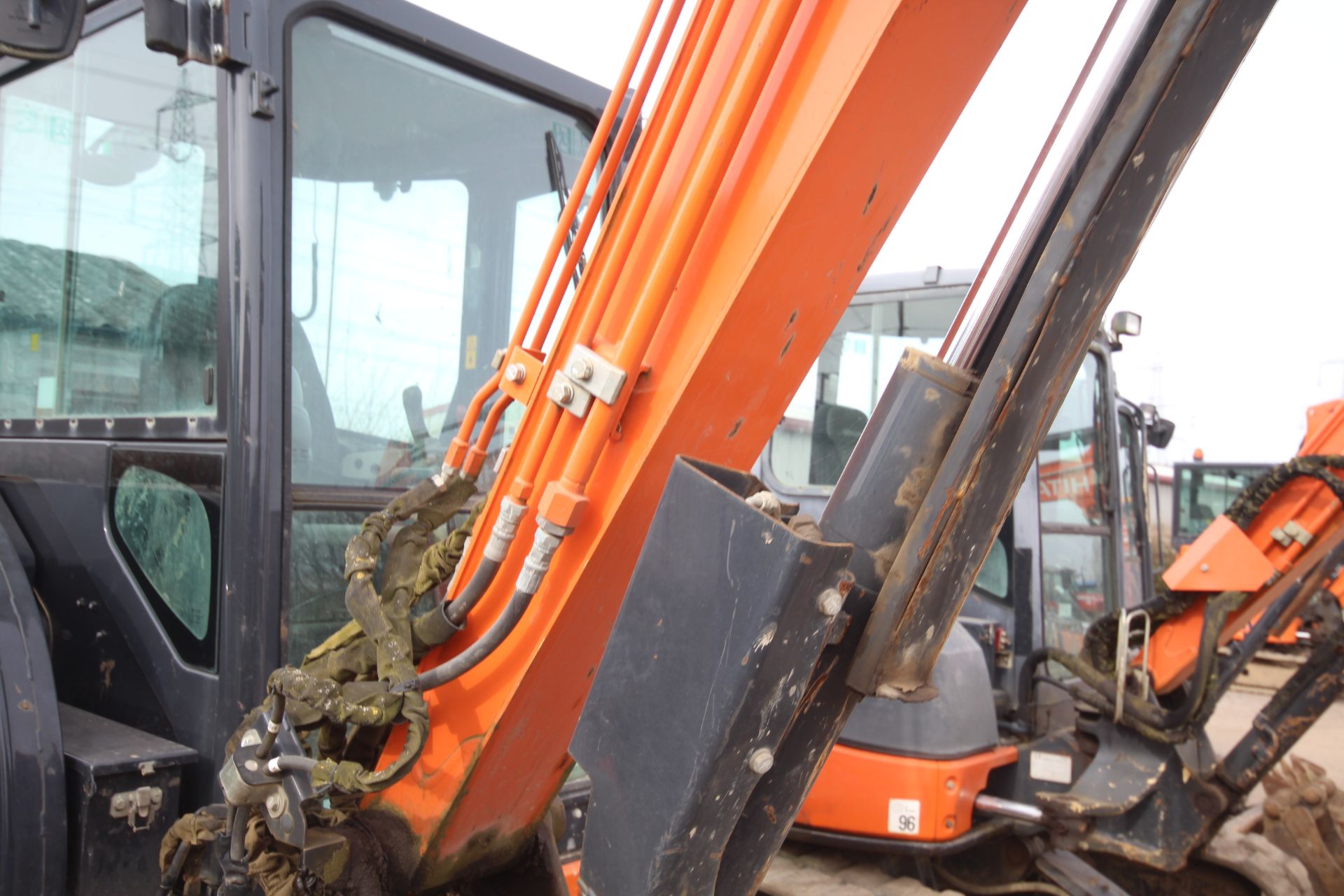 Hitachi ZX55U-5A CLR 5.5T rubber track excavator. 2018. 3,217 hours. Serial number HCMA - Image 13 of 85