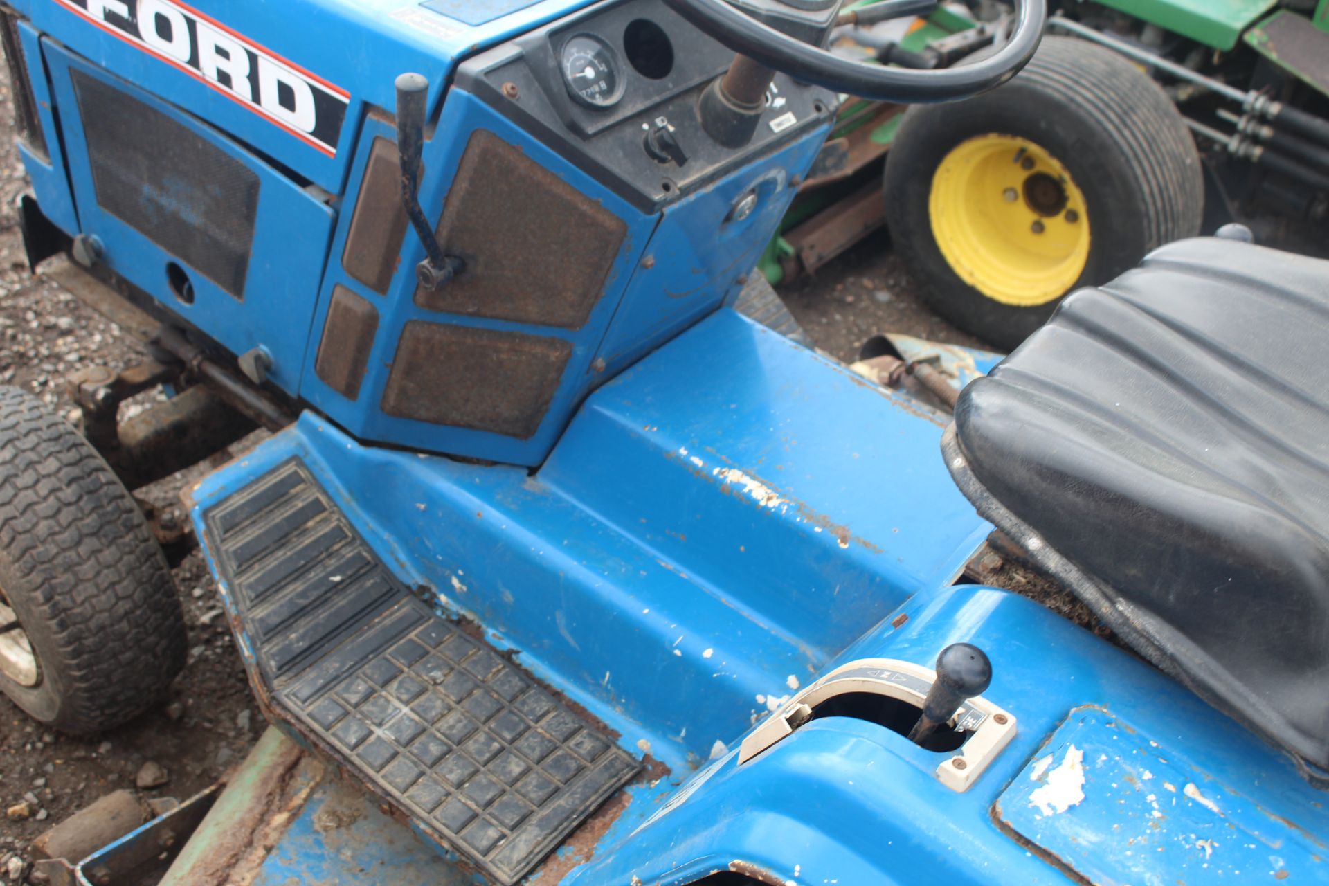 Ford LGT14D diesel hydrostatic ride-on mower. Key held. - Image 18 of 21