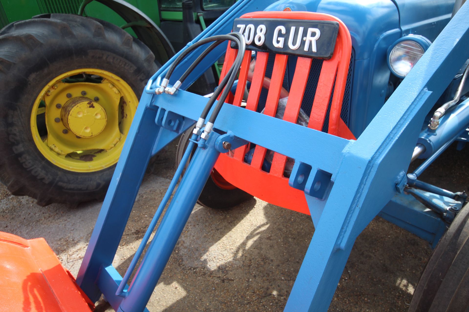 Fordson Power Major 2WD tractor. Registration 708 GUR (no paperwork). 12.4-36 rear wheels and - Image 10 of 54