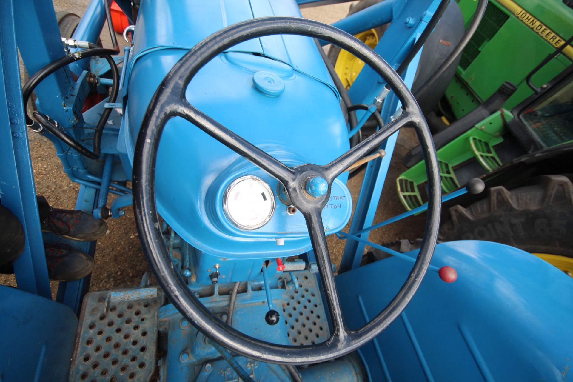 Fordson Power Major 2WD tractor. Registration 708 GUR (no paperwork). 12.4-36 rear wheels and - Image 45 of 54