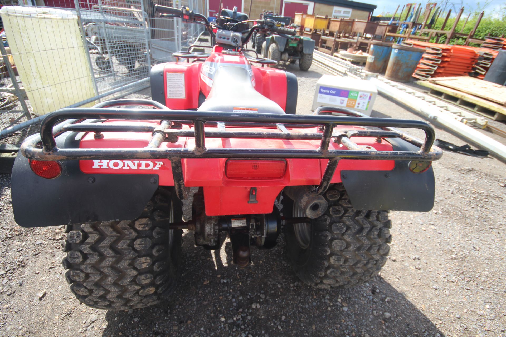 Honda Big Red 300 2WD quad bike. 1992. Owned from new. Key held. V - Image 18 of 24