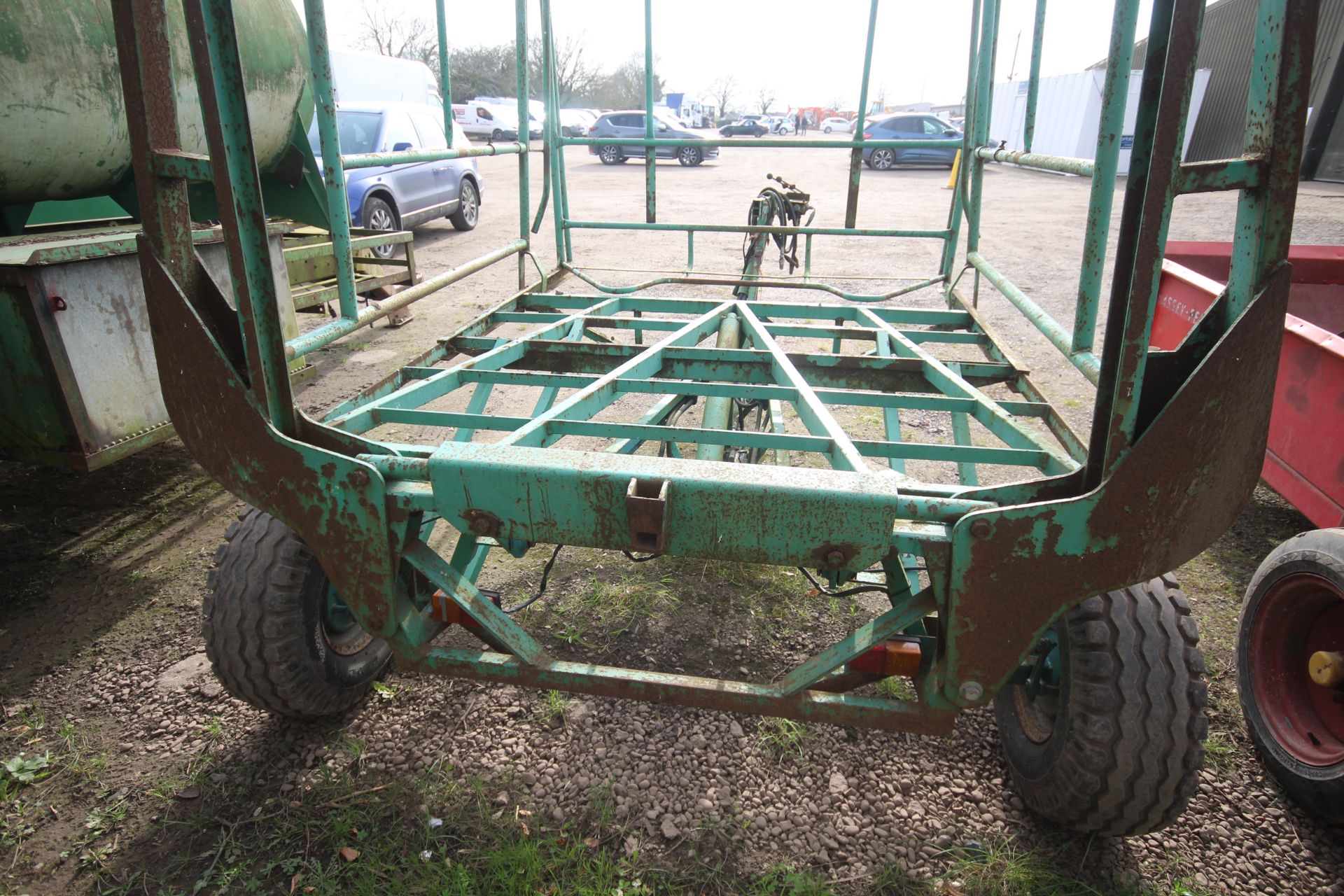 Farmhand trailed 56 bale carrier. V - Image 14 of 23