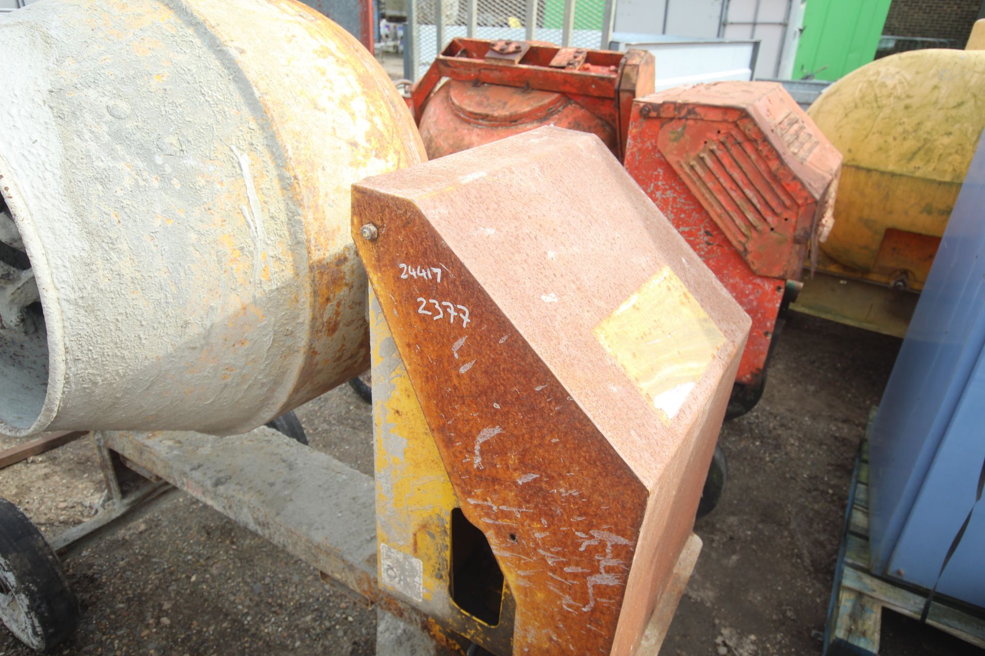 Site cement mixer. With diesel engine. Manual held. - Image 2 of 13