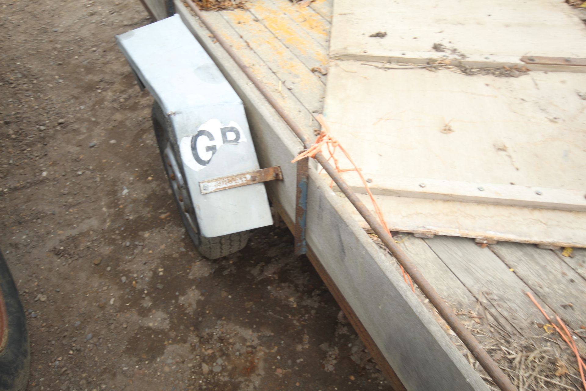 Single axle car trailer. For sale due to retirement. V - Image 14 of 19