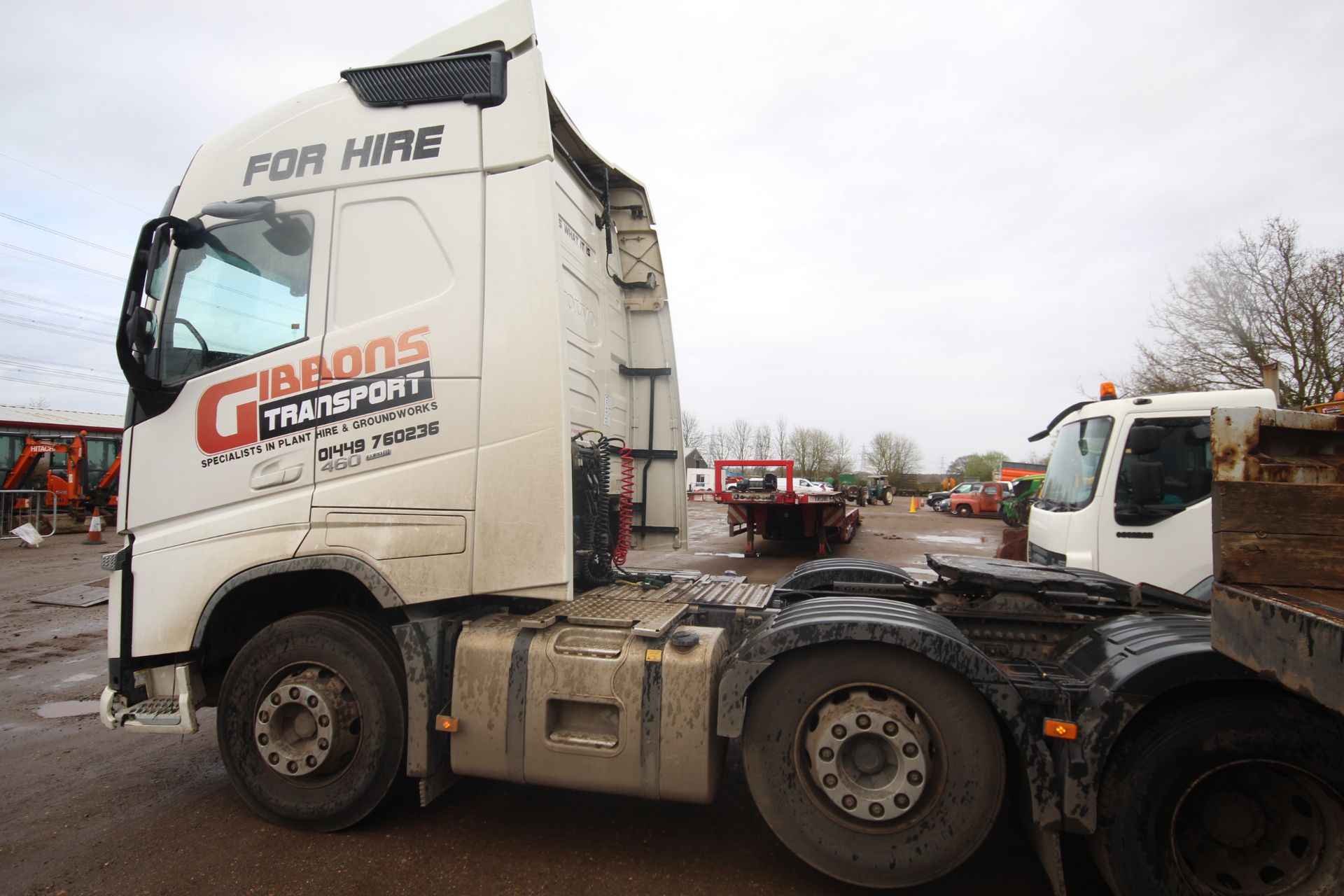 Volvo FH 460 6x2 Euro-6 auto mid-lift 44T unit. Registration WV15 VVX. Date of first registration - Image 3 of 83