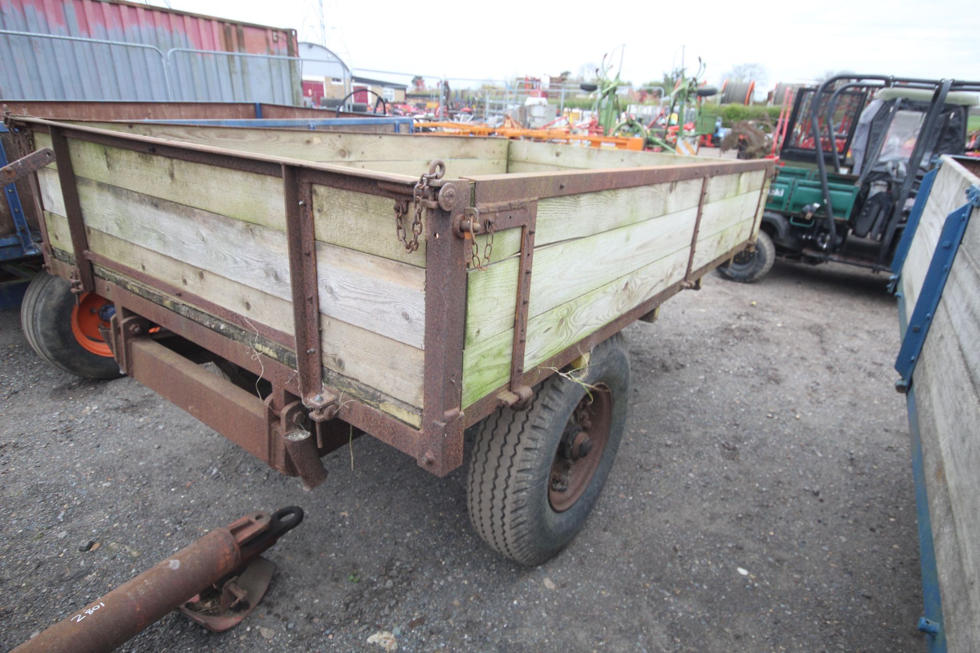 Youngman 3T single axle tipping trailer. - Image 15 of 22