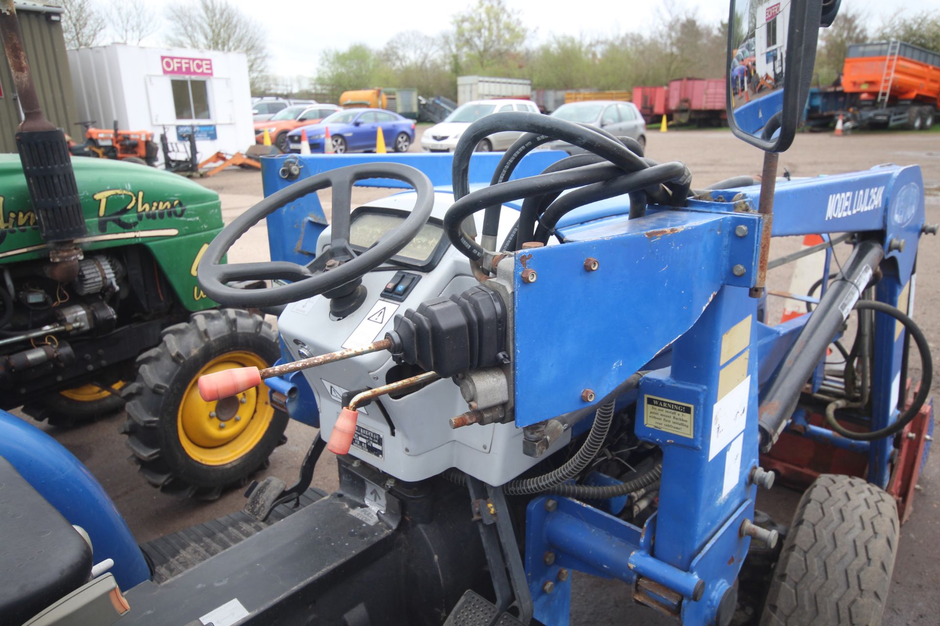 Lenar JL254 II 4WD compact tractor. Turf wheels and tyres. Lenar LDJL245K power loader. With - Image 24 of 39