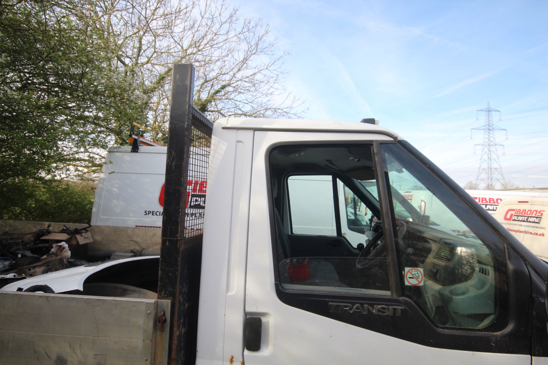 Ford Transit 350 2.4L diesel manual drop side tipper. Registration AD60 YML. Date of first - Image 11 of 35