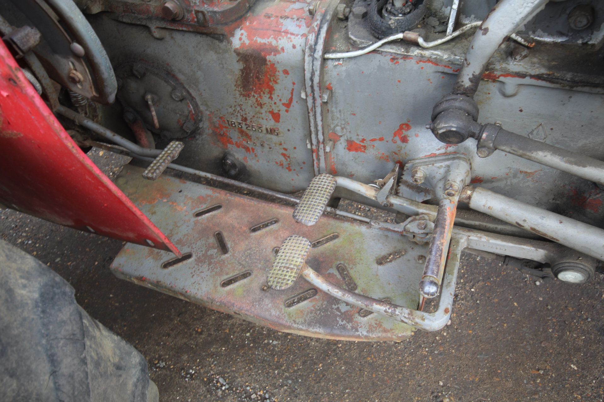 Massey Ferguson 35X 2WD tractor. 1963. Serial number SNMY313859. 11-28 rear wheels and tyres. - Image 30 of 43