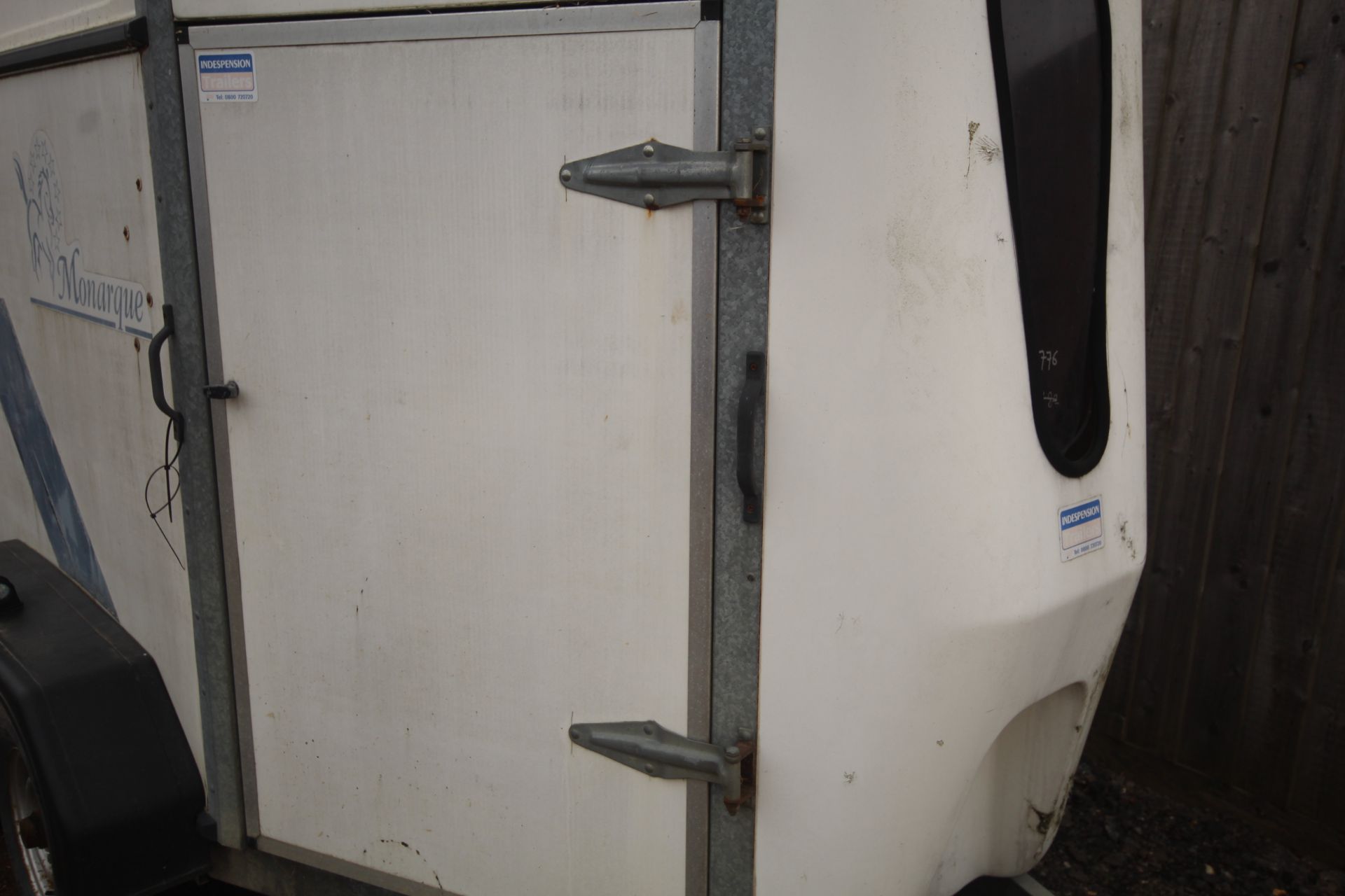 Indespension Monarque two horse twin axle horsebox. With front and rear ramps. Key held. - Image 3 of 45