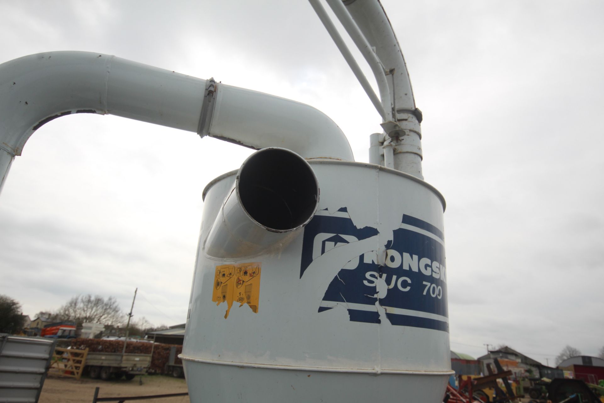 Kongskilde Suc700 trailed PTO driven sucker blower. 2008. With various pipework. Owned from new. - Image 12 of 31