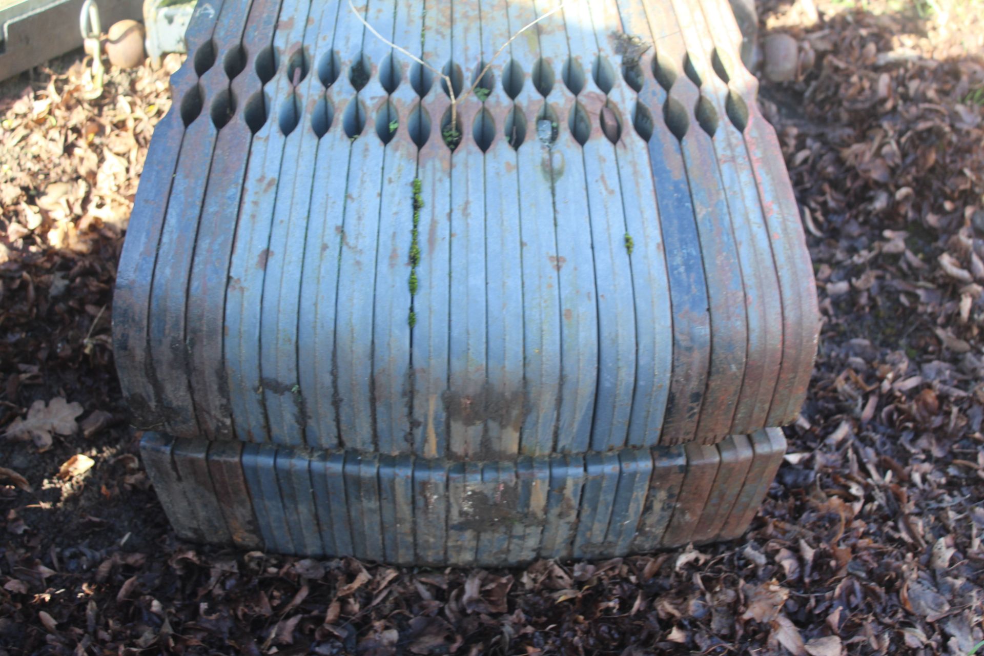 New Holland front weights on linkage frame. From a local Deceased estate. - Image 3 of 10