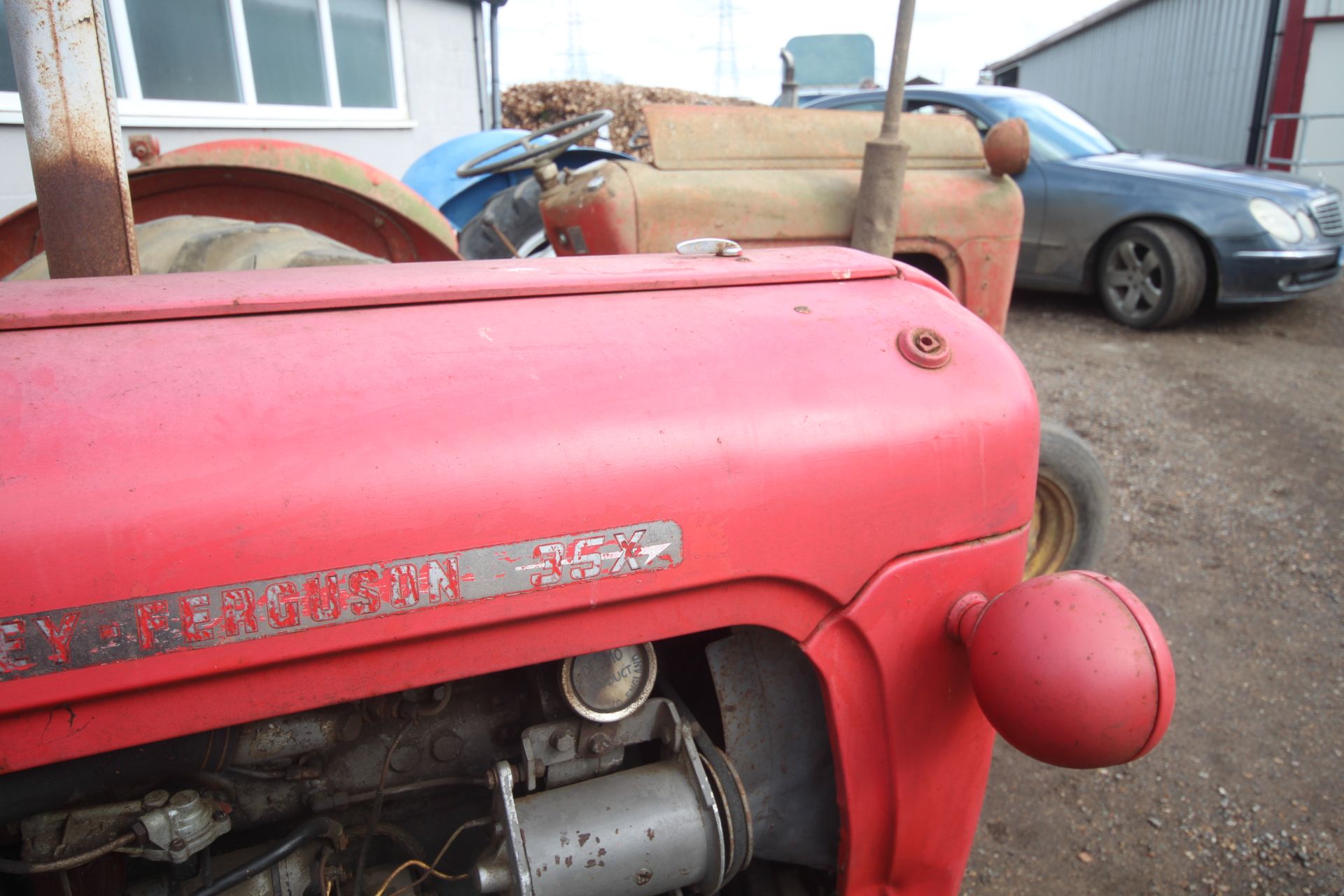 Massey Ferguson 35X 2WD tractor. 1963. Serial number SNMY313859. 11-28 rear wheels and tyres. - Image 34 of 43