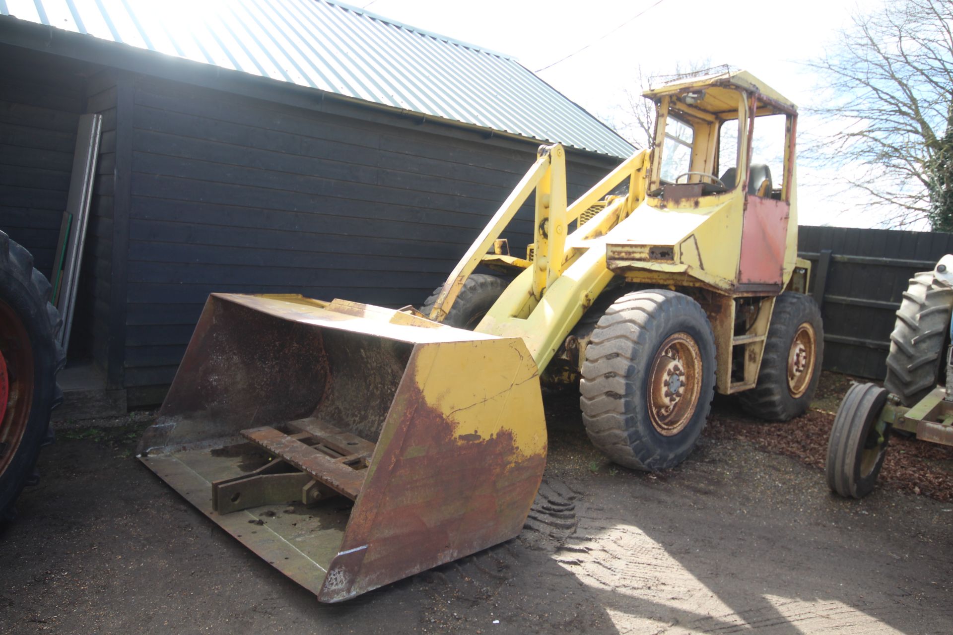 Muir Hill A5000 4WD loader. Registration VEX 216X (no paperwork). Date of first registration 18/08/