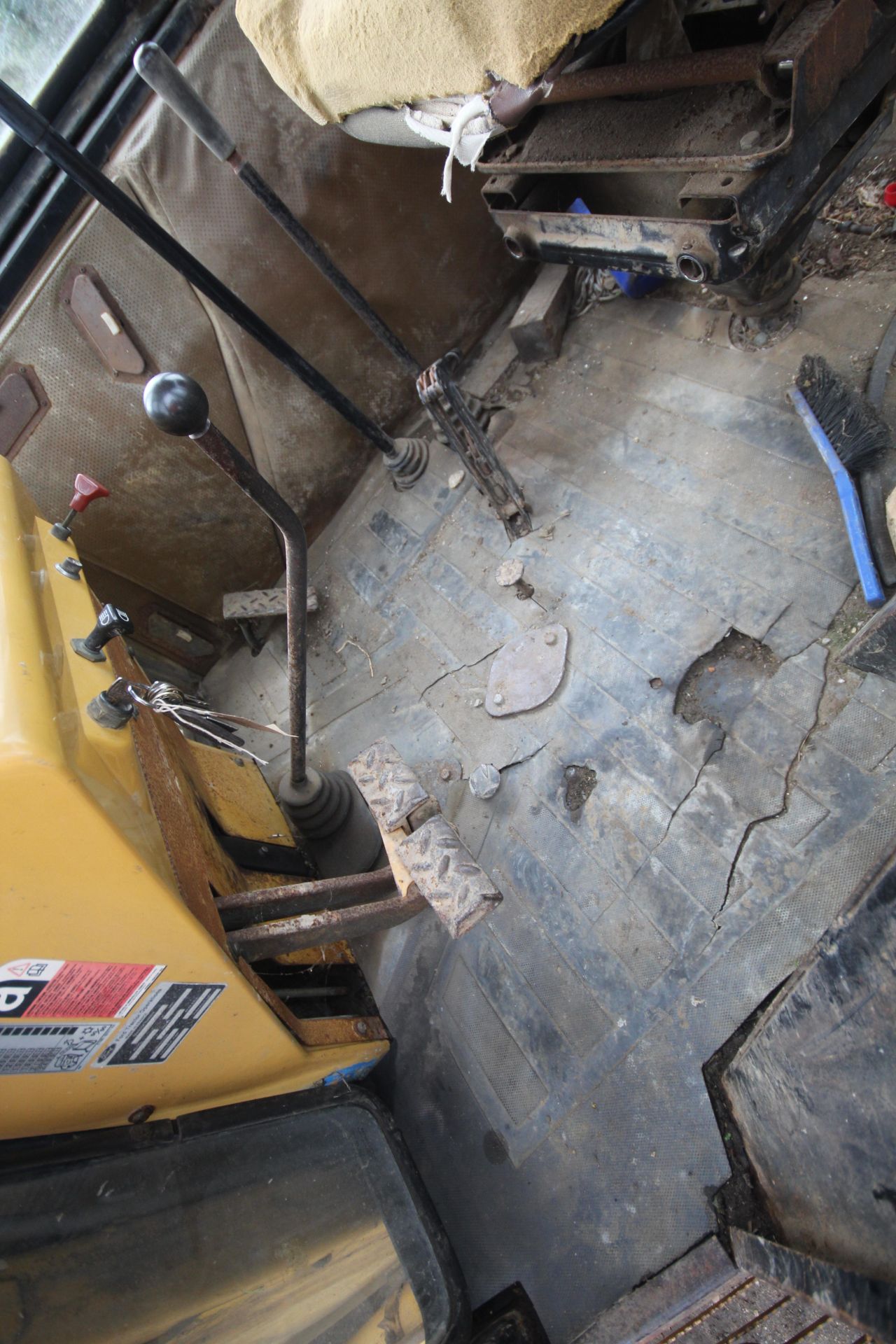 Ford 655 4WD backhoe loader. Registration F829 MVX. Date of first registration 03/10/1988. Showing - Bild 76 aus 87