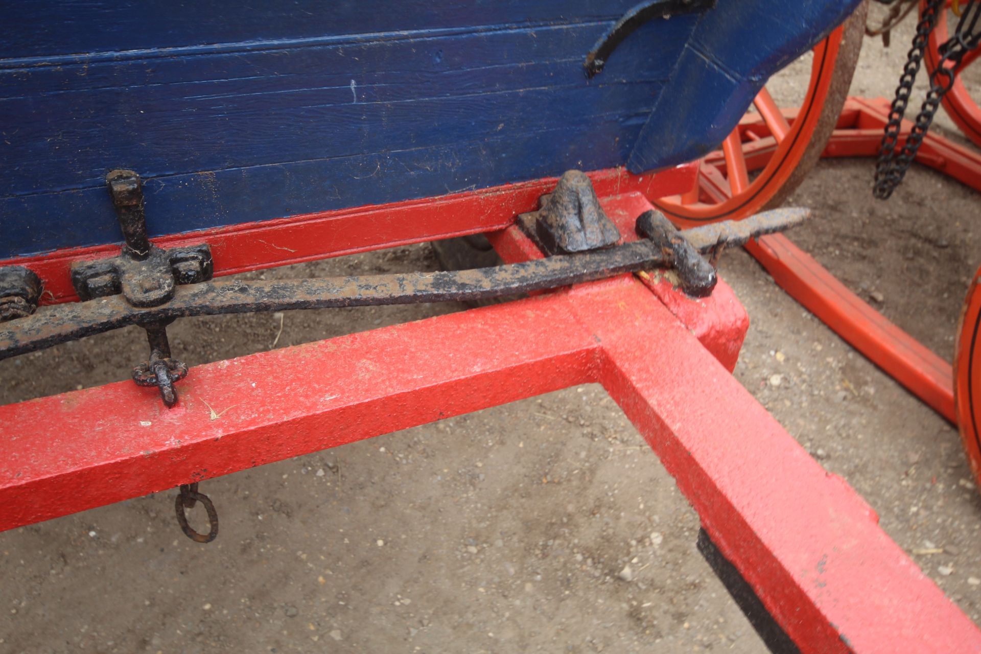 Tumbrel. With tractor drawbar. - Image 5 of 30