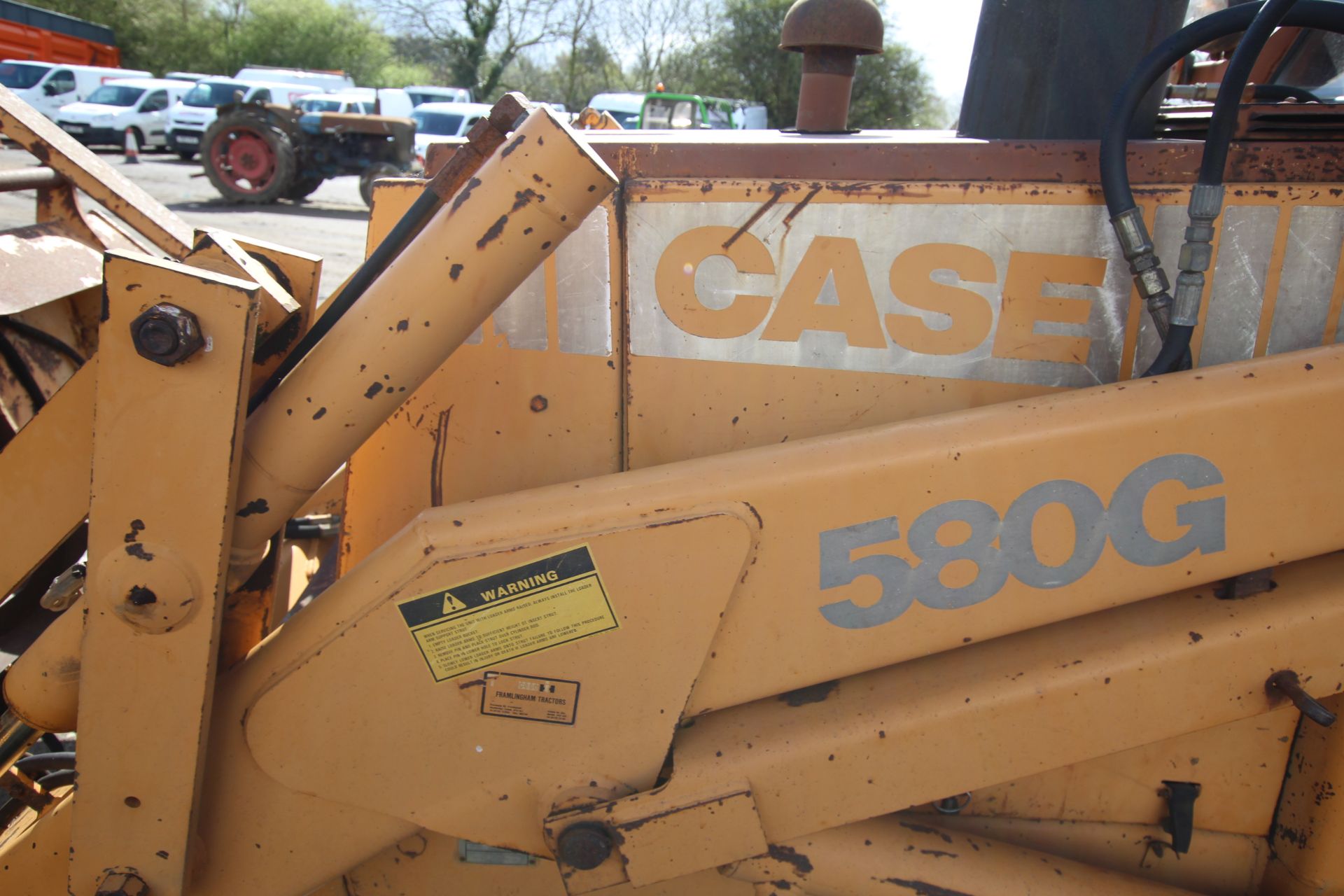 Case 580G Construction King 4WD backhoe loader. Registration D187 KKL. Date of first registration - Bild 11 aus 68