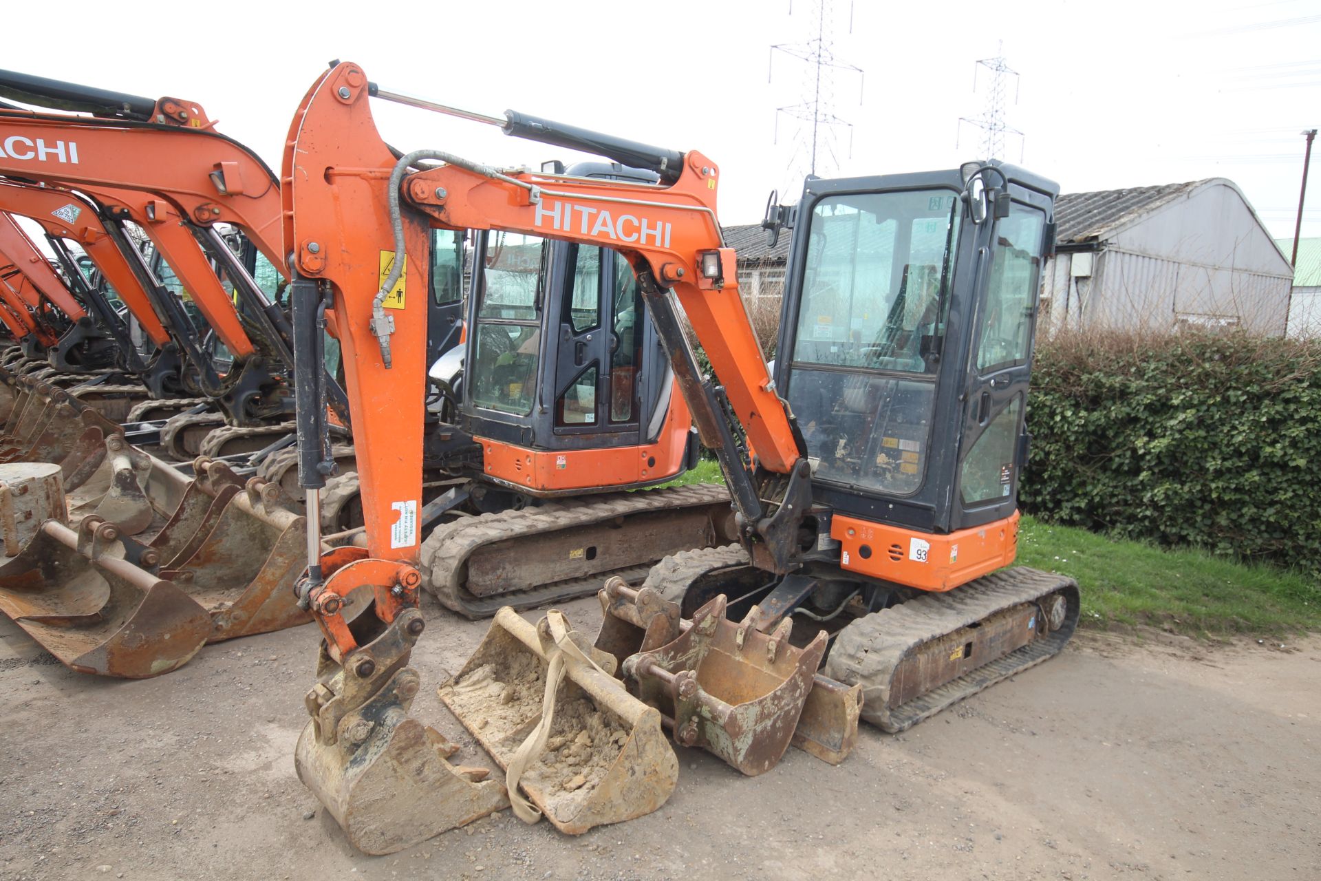 Hitachi Z-Axis 26U-5A 2.6T rubber track excavator. 2019. 2,120 hours. Serial number HCM - Image 2 of 61