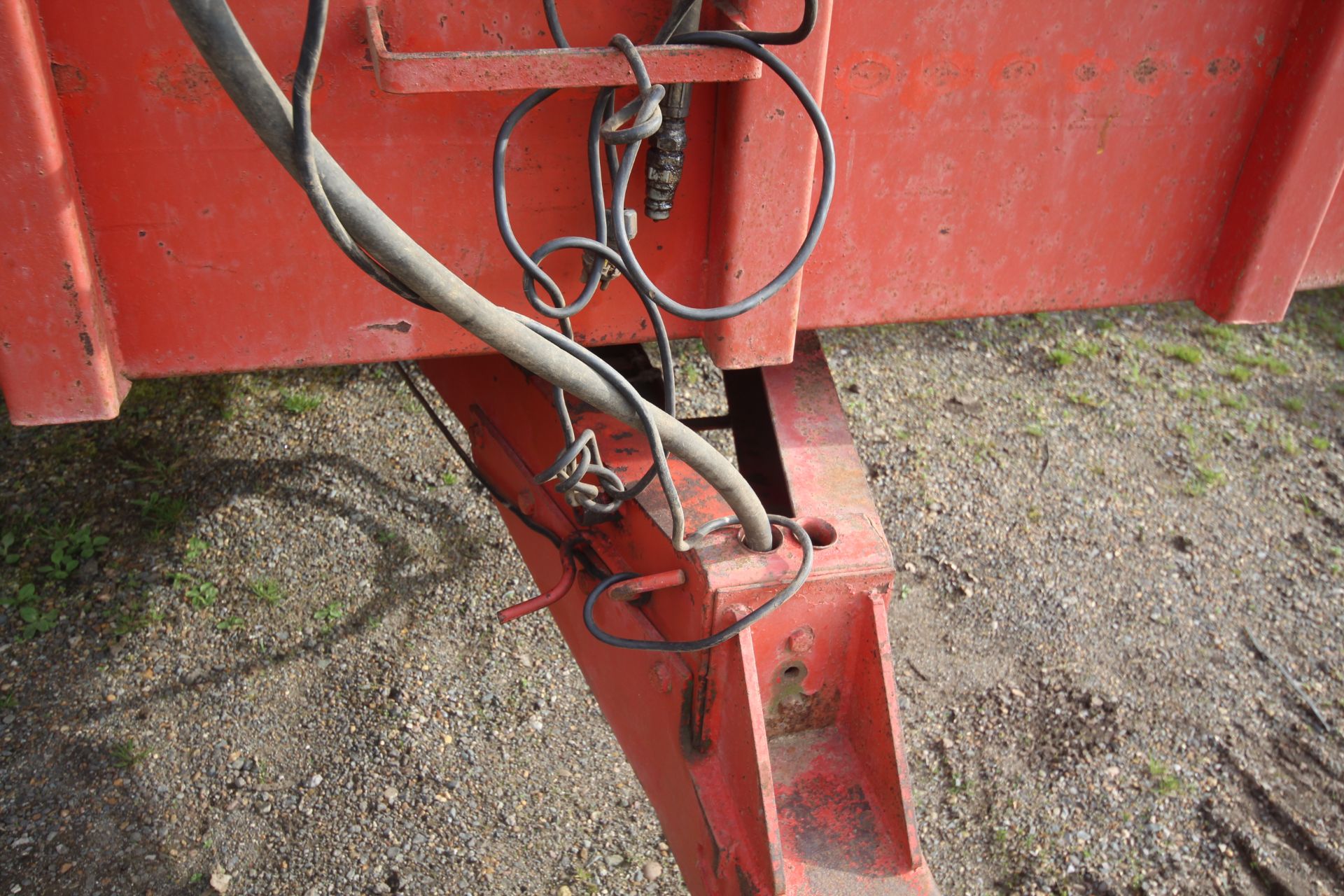 Massey Ferguson/ Weeks 6T single axle tipping trailer. From a local Deceased estate. - Image 7 of 27