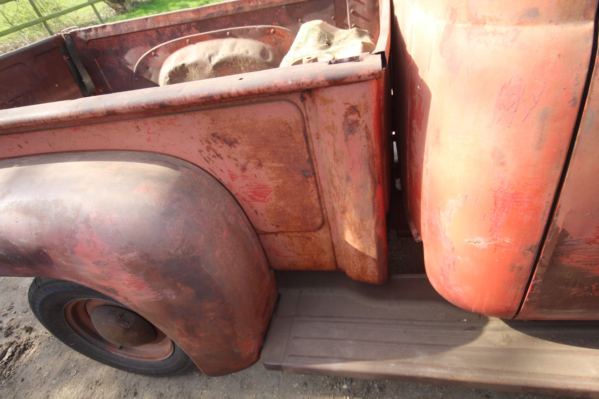 International R100 petrol pick-up. Registration 161 XVY. 1954. Vendor reports a lot of - Image 16 of 54