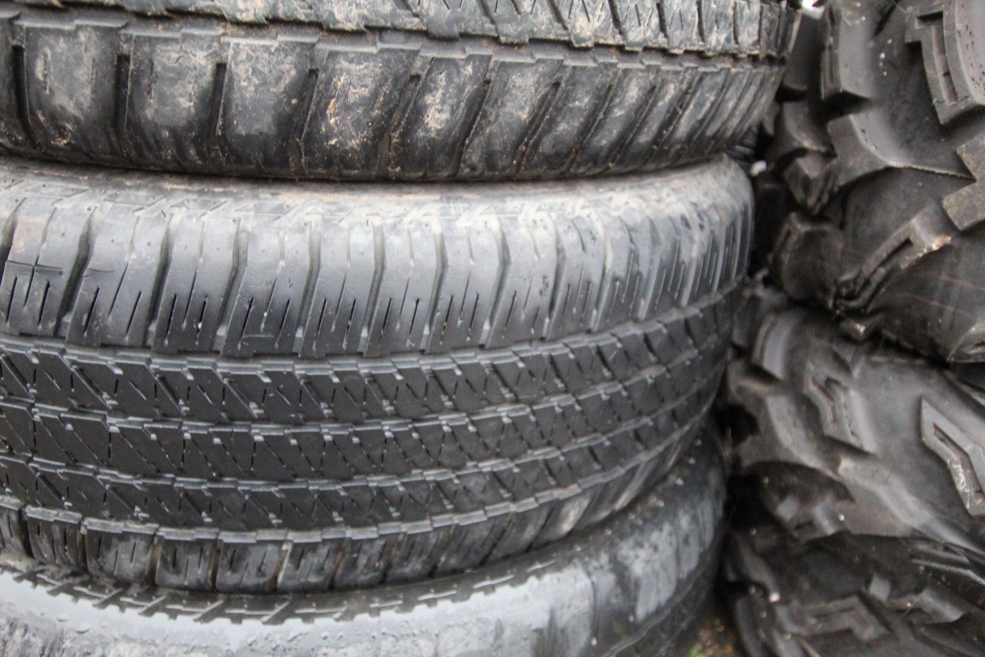 Set of four Isuzu wheels and tyres. V - Image 6 of 7