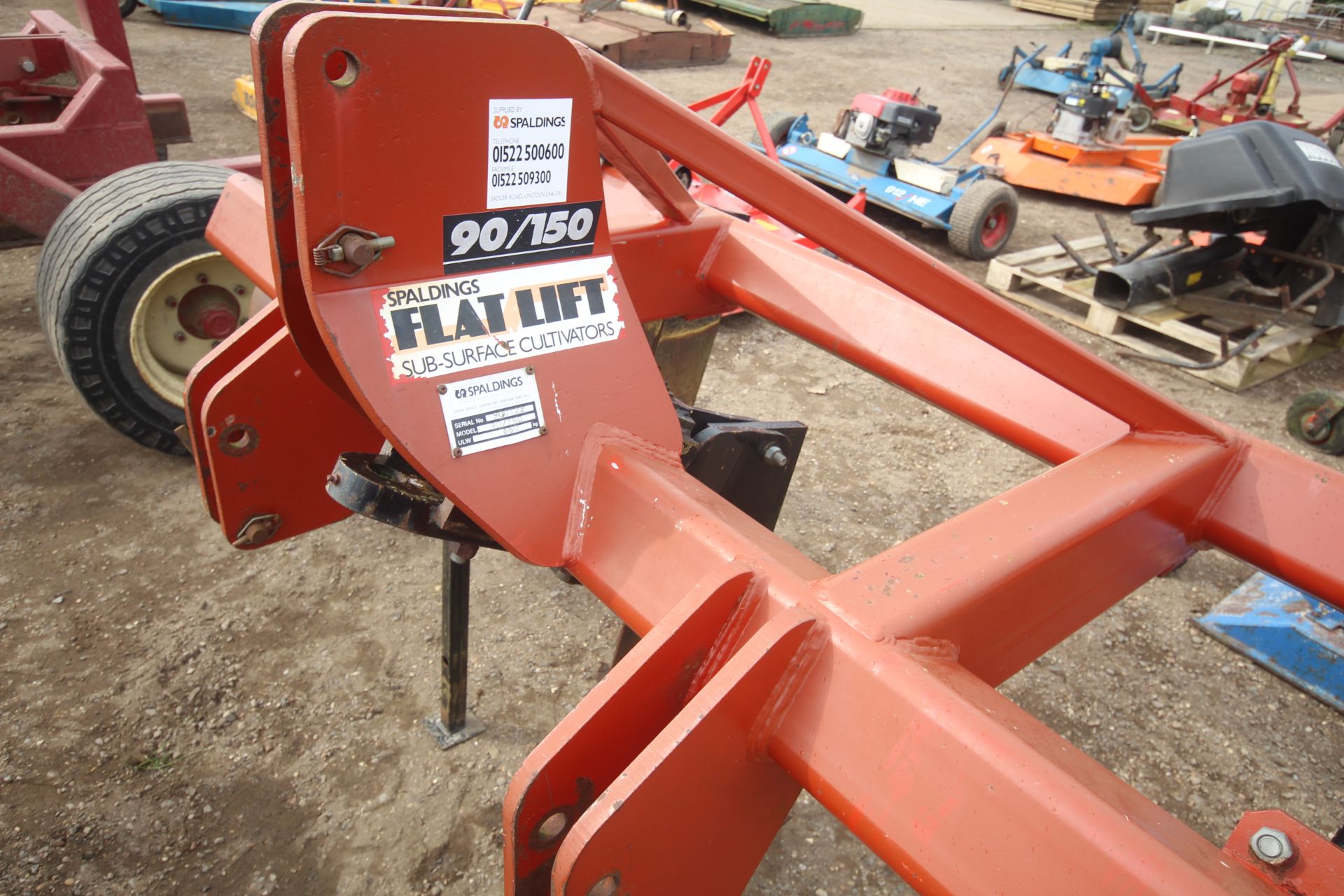 Spaldings 90/150 Flatlift three leg subsoiler. From a local deceased estate. Manual held. - Image 15 of 17