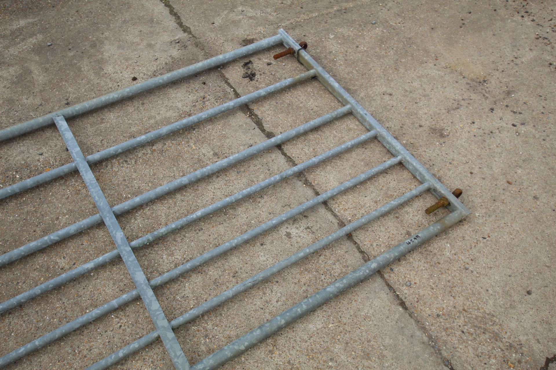 10ft galvanised gate. - Bild 4 aus 5