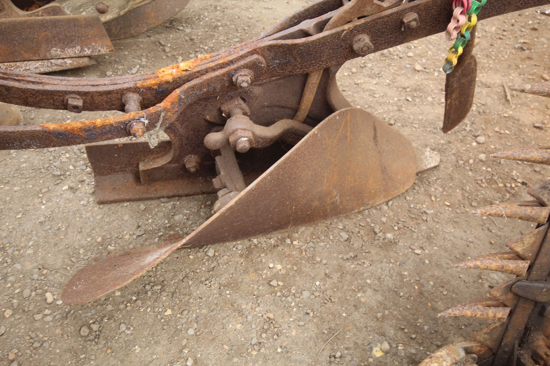 Ransomes YL horse drawn plough. - Image 5 of 9