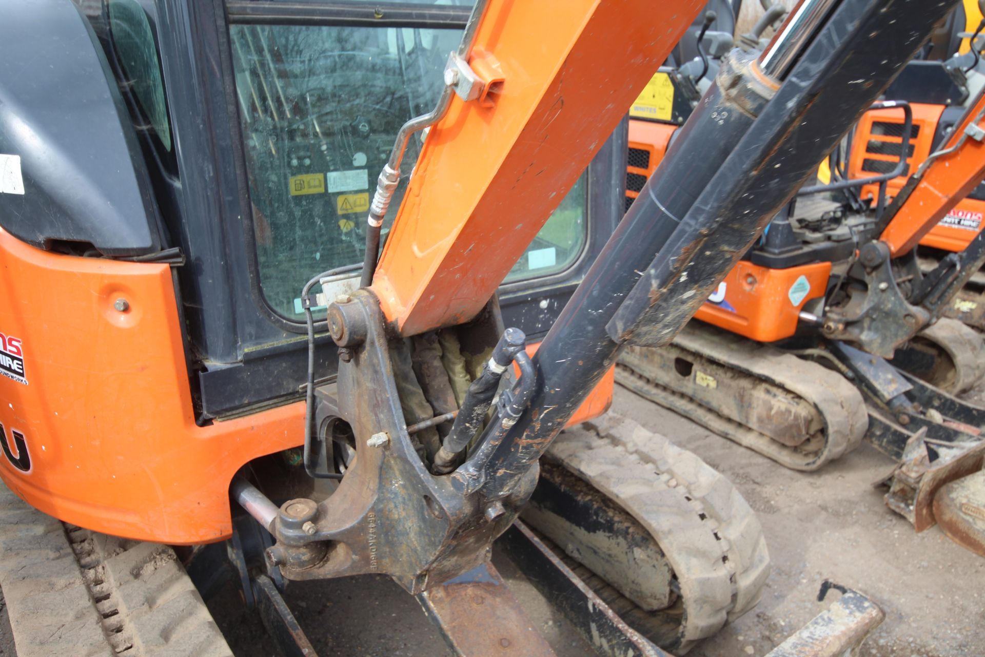 Hitachi Z-Axis 26U-5A CR 2.6T rubber track excavator. 2017. 2,722 hours. Serial number HCM - Image 13 of 58
